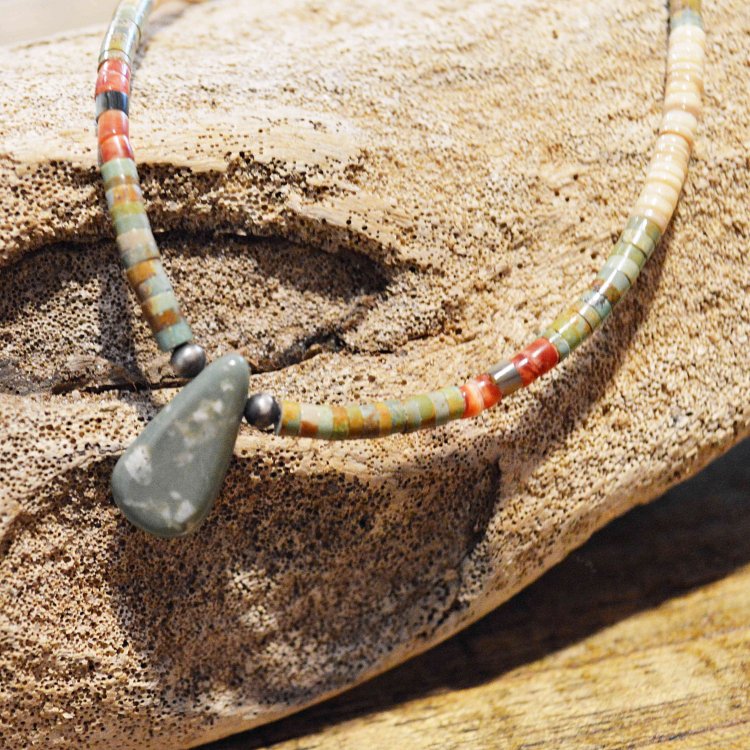 Indian jewelry インディアンジュエリー / SANTO DOMINGO NECKLACE サントドミンゴ族ネックレス