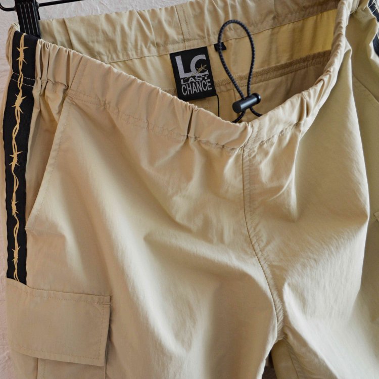 LAST CHANCE ラストチャンス / Wire Tape w/D-Ring Cargo Shorts ワイヤーテープディーリングカーゴショーツ (BEIGE ベージュ)