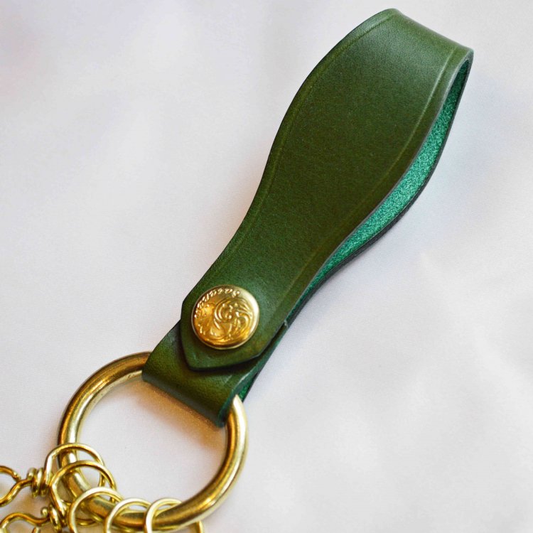 saranam サラナン / KEY HOLDER キーホルダー (GREEN グリーン)