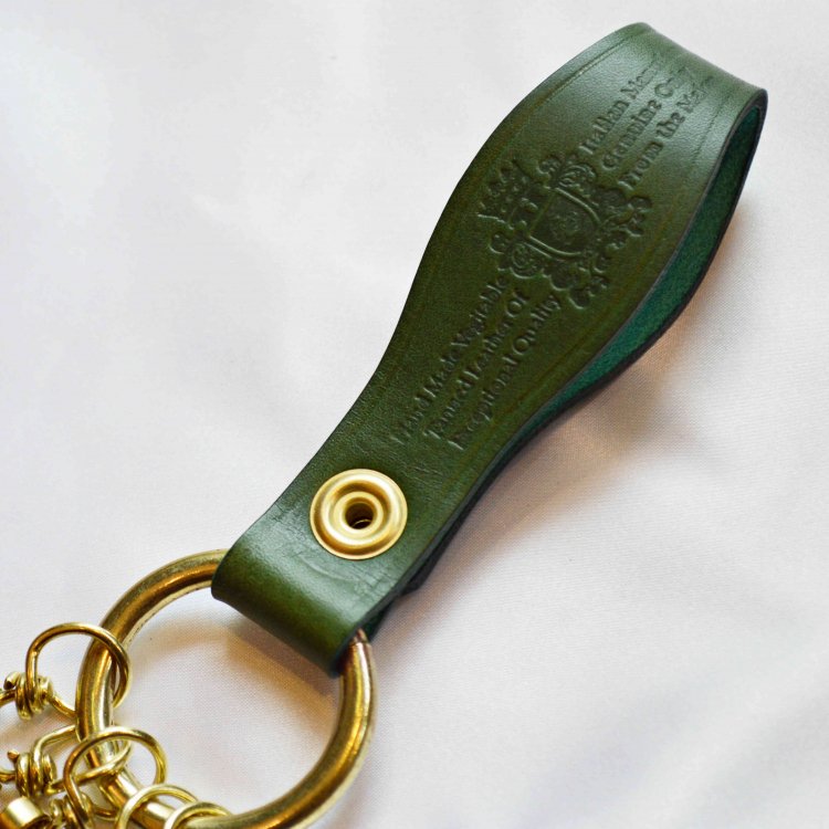 saranam サラナン / KEY HOLDER キーホルダー (GREEN グリーン)