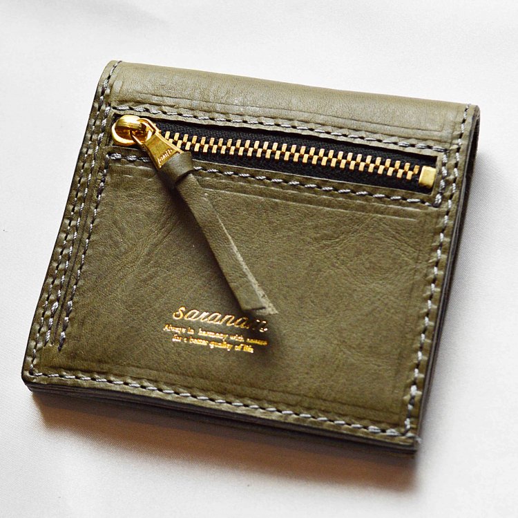 saranam サラナン / MAHATTAN WALLET マンハッタンウォレット (GRAY グレー)