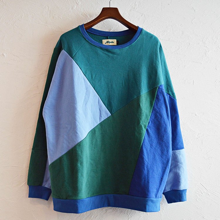 Nasngwam. ナスングワム / PUZZLE SWEAT(SOLID) パズルスウェットソリッド (SEA シー Lsize)