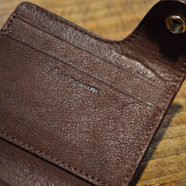 Nasngwam.×damasquina ナスングワム ダマスキーナ / LONESTAR WALLET ロンスターウォレット (BROWN ブラウン)