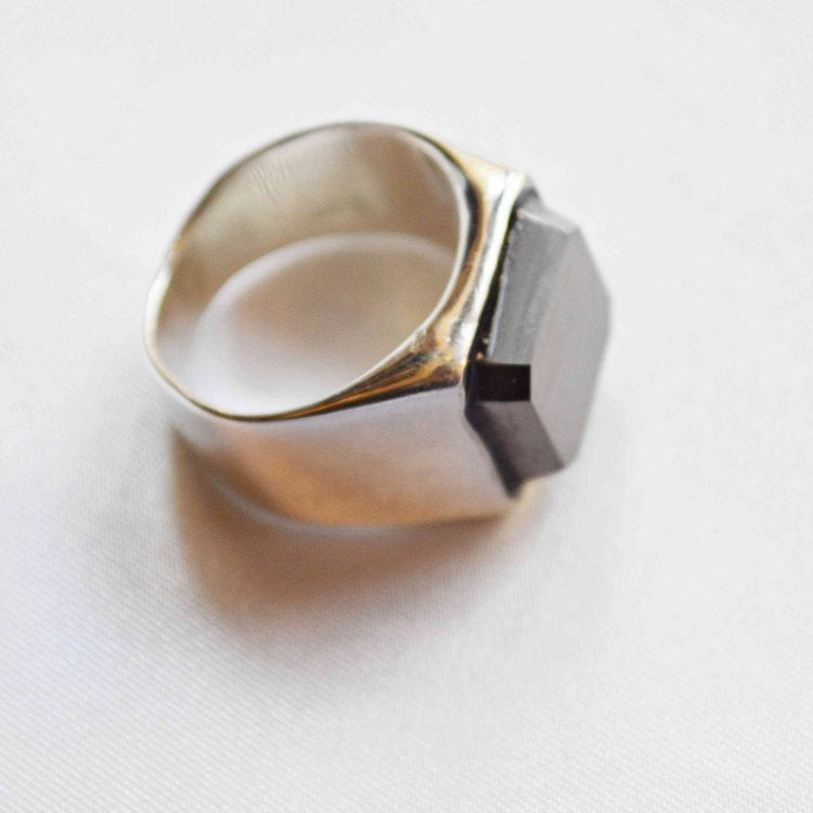 meian メイアン / sterling silver black dia ring