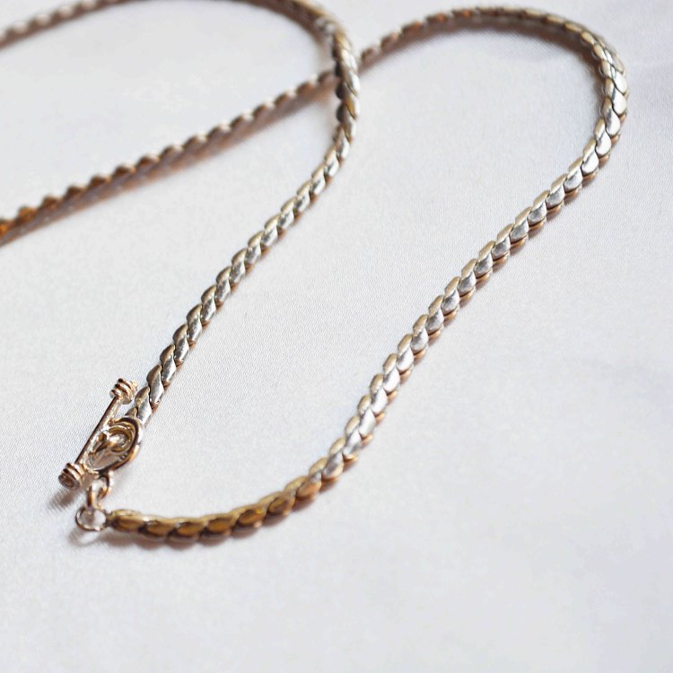 meian メイアン / sterling silver python tail necklace