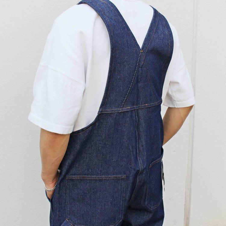 BIGBILL ビッグビル / Denim Bib Overall With Zip Front Closure オーバーオール (NAVY ネイビー)