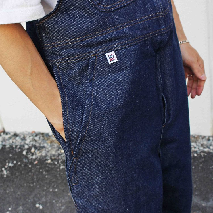 BIGBILL ビッグビル / Denim Bib Overall With Zip Front Closure オーバーオール (NAVY ネイビー)