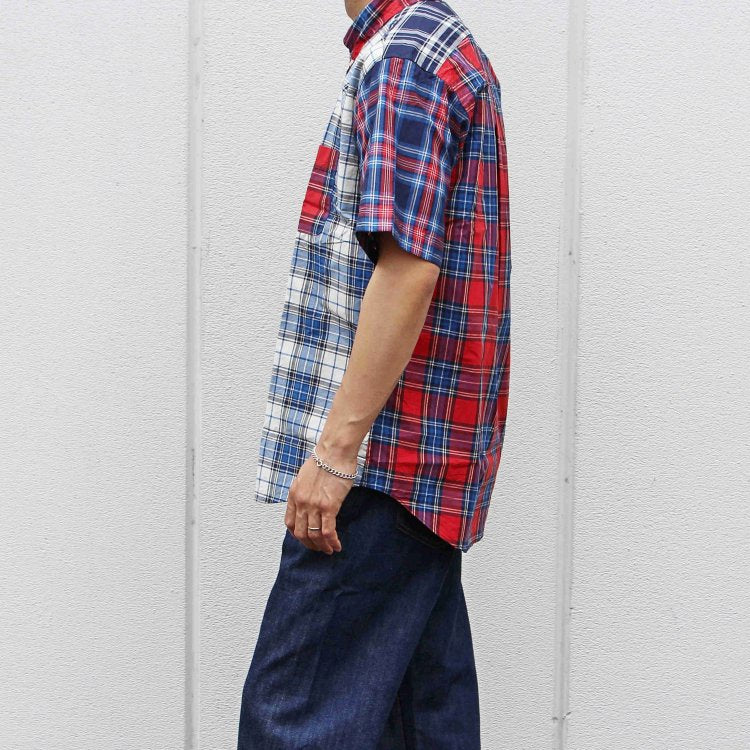 SHARKEY’S シャーキーズ / CHECK B.D SHIRTS チェックボタンダウンシャツ (CRAZY クレイジー)