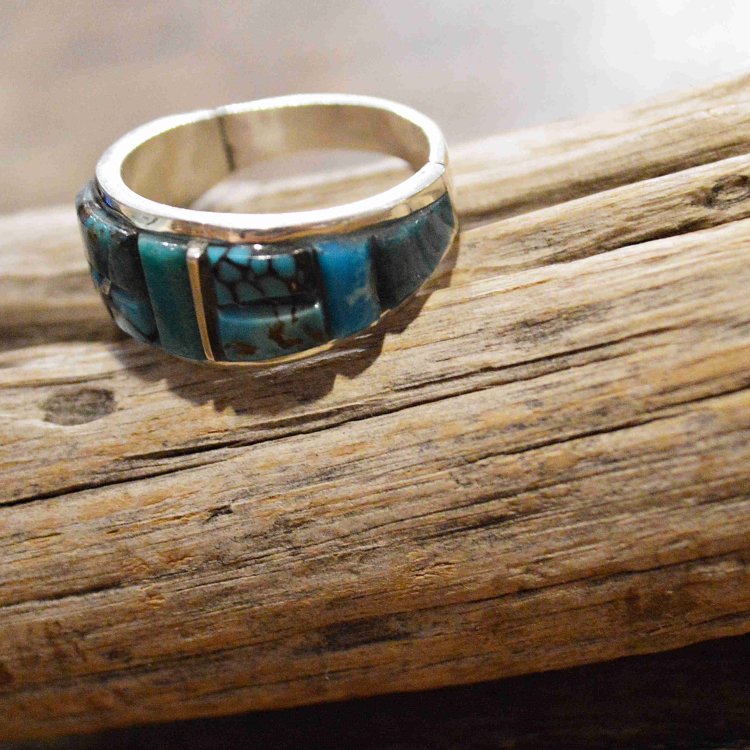 Indian jewelry インディアンジュエリー / Navajo Ring 17号 ナヴァホ族リング (Edison Yazzie エディソンヤジー)