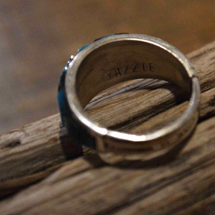 Indian jewelry インディアンジュエリー / Navajo Ring 17号 ナヴァホ族リング (Edison Yazzie エディソンヤジー)