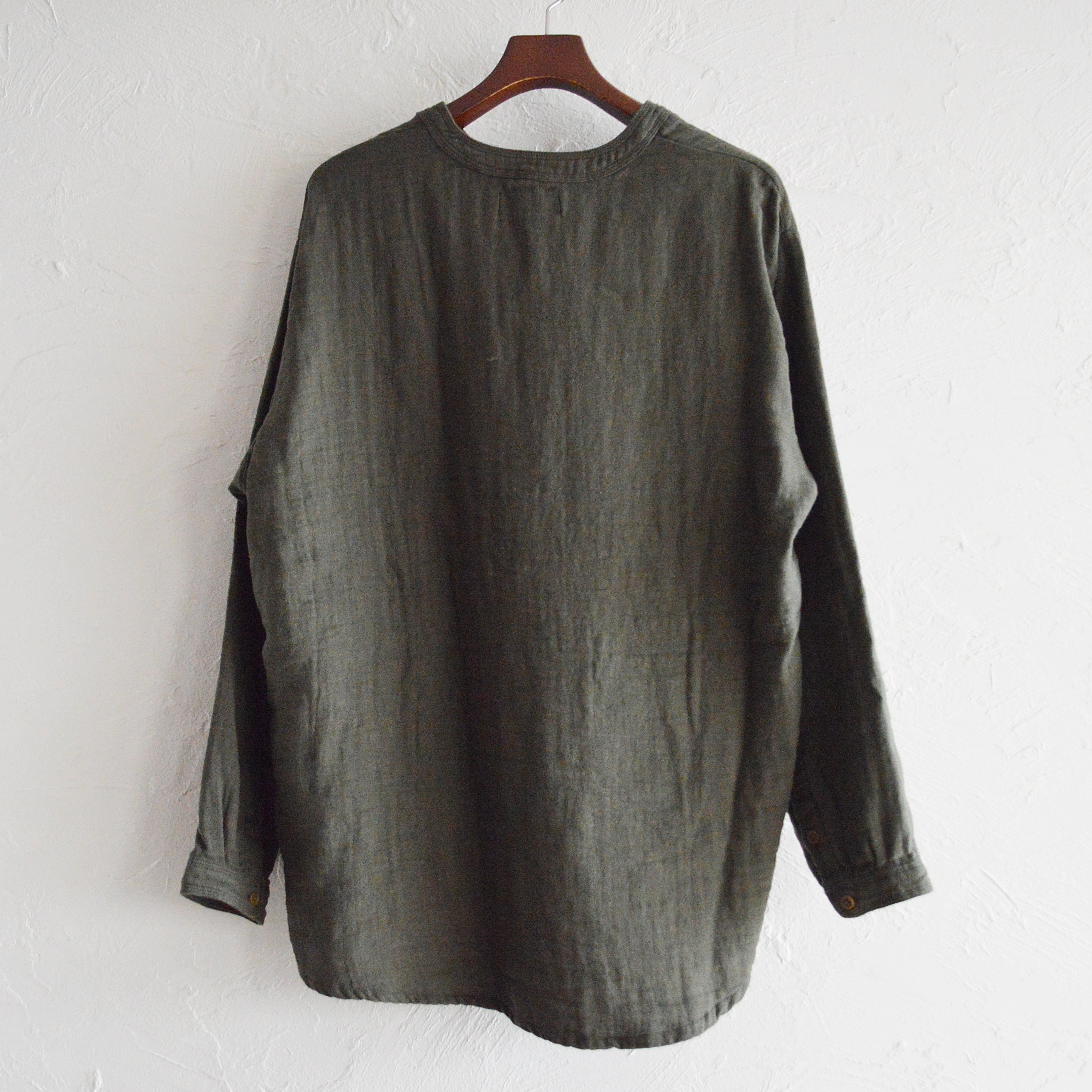 Nasngwam. ナスングワム / VAGRANT SHIRTS バークラントシャツ (OLIVE オリーブ)