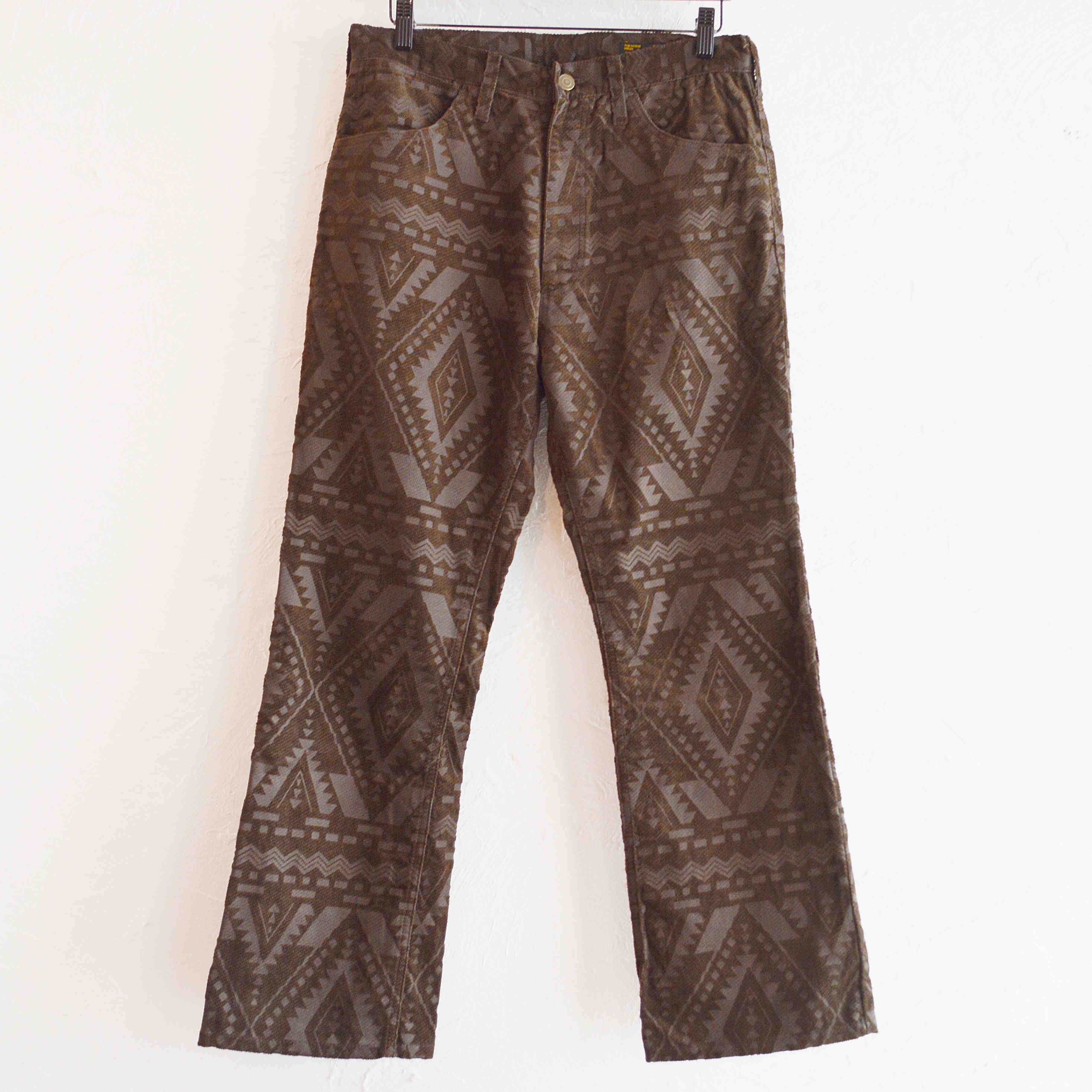 Nasngwam. ナスングワム / SOUTH FLARE PANTS サウスフレアパンツ (NATIVE BROWN ネイティブブラウン)