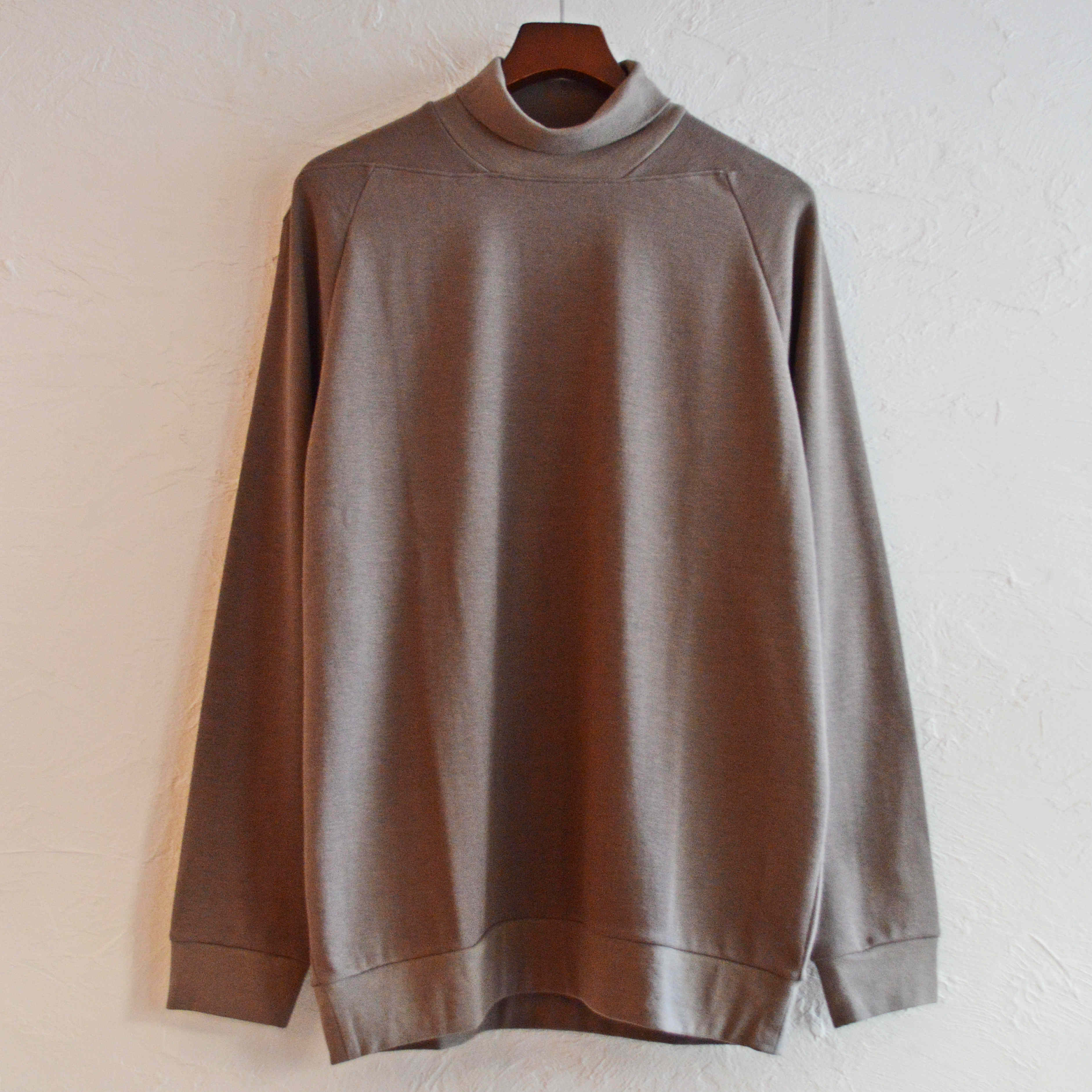 LAMOND ラモンド / WOOL MIX TURTLE NECK ウールミックスタートルネック (FADE BROWN フェードブラウン)