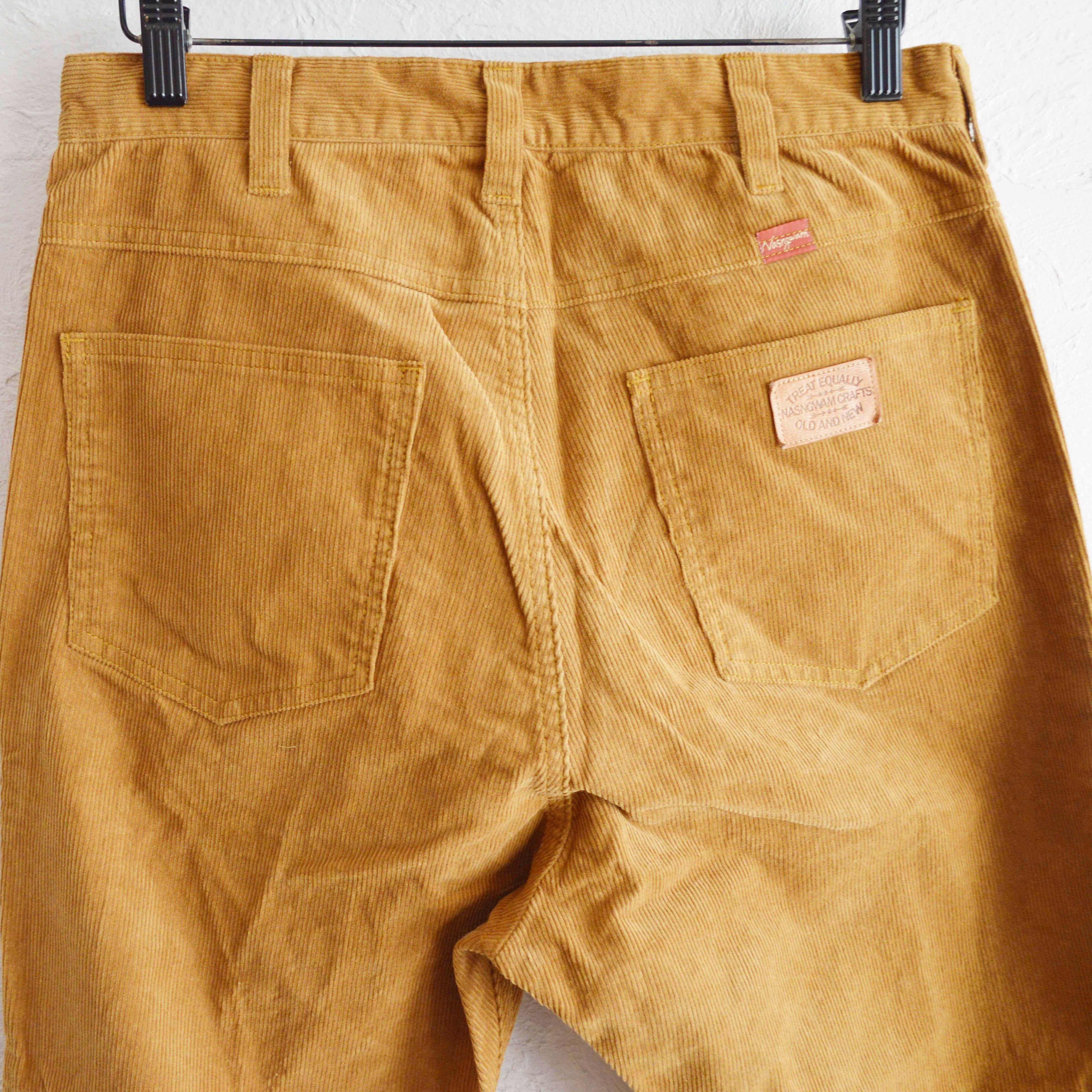 Nasngwam. ナスングワム / SOUTH FLARE PANTS サウスフレアパンツ (GOLD ゴールド)