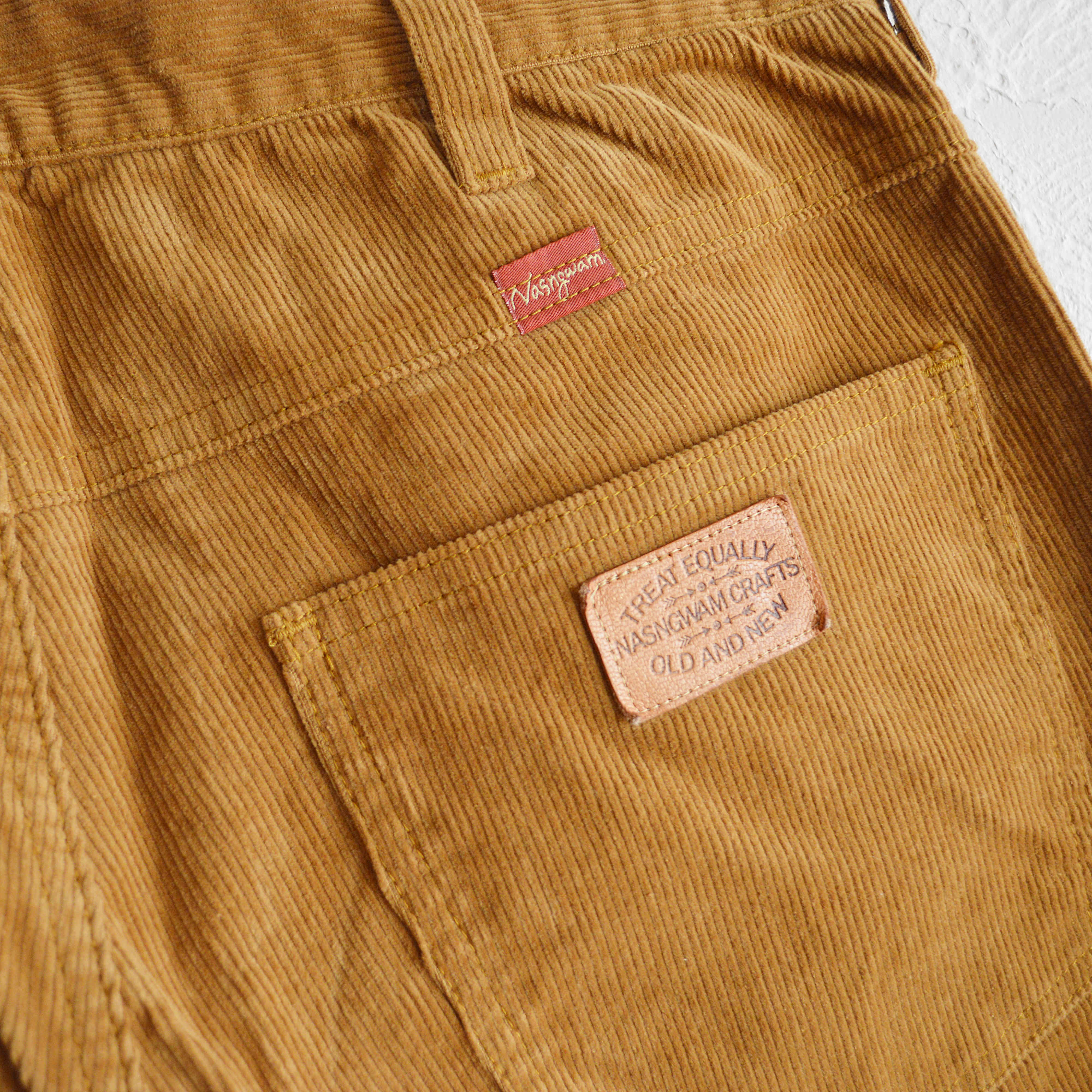 Nasngwam. ナスングワム / SOUTH FLARE PANTS サウスフレアパンツ (GOLD ゴールド)