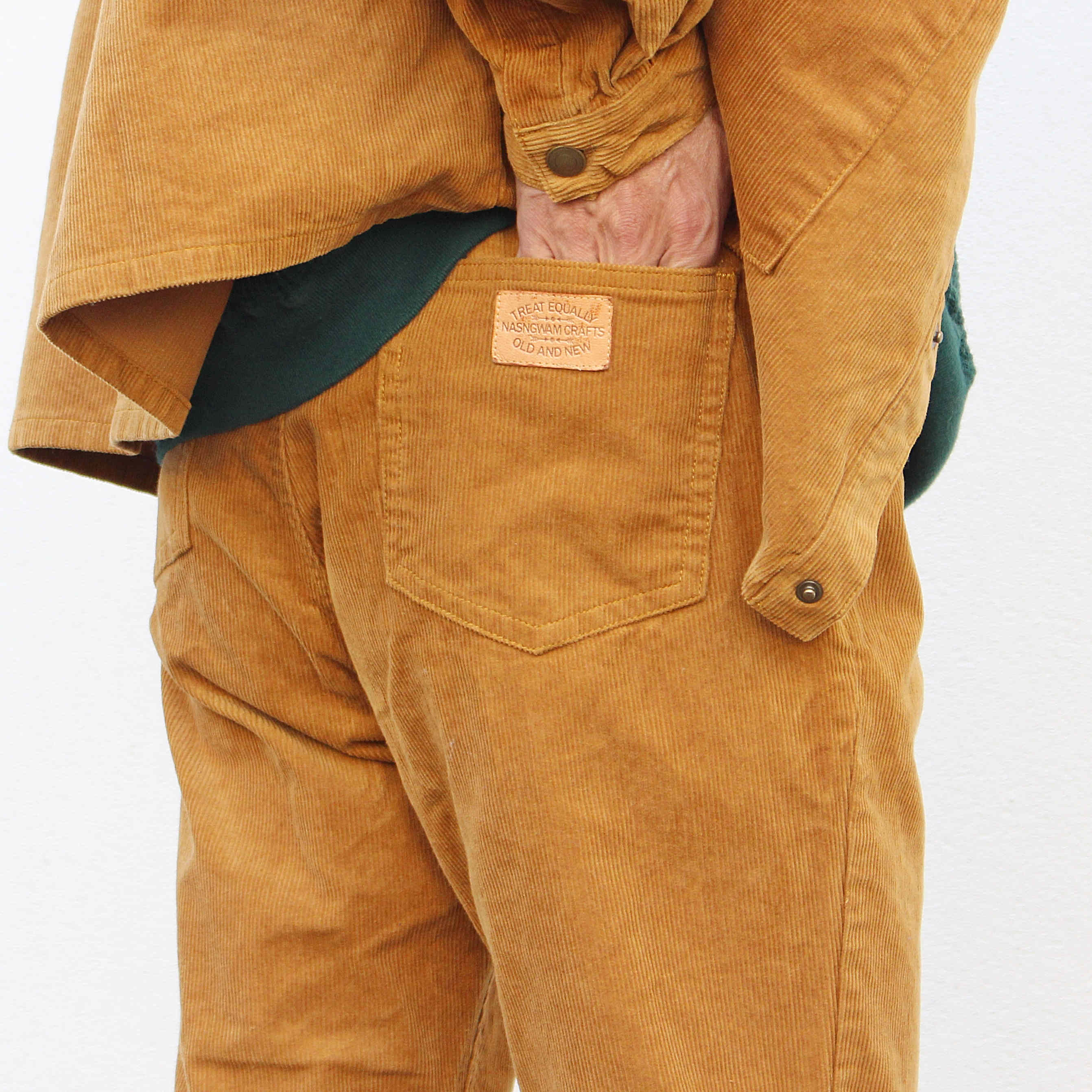 Nasngwam. ナスングワム / SOUTH FLARE PANTS サウスフレアパンツ (GOLD ゴールド)