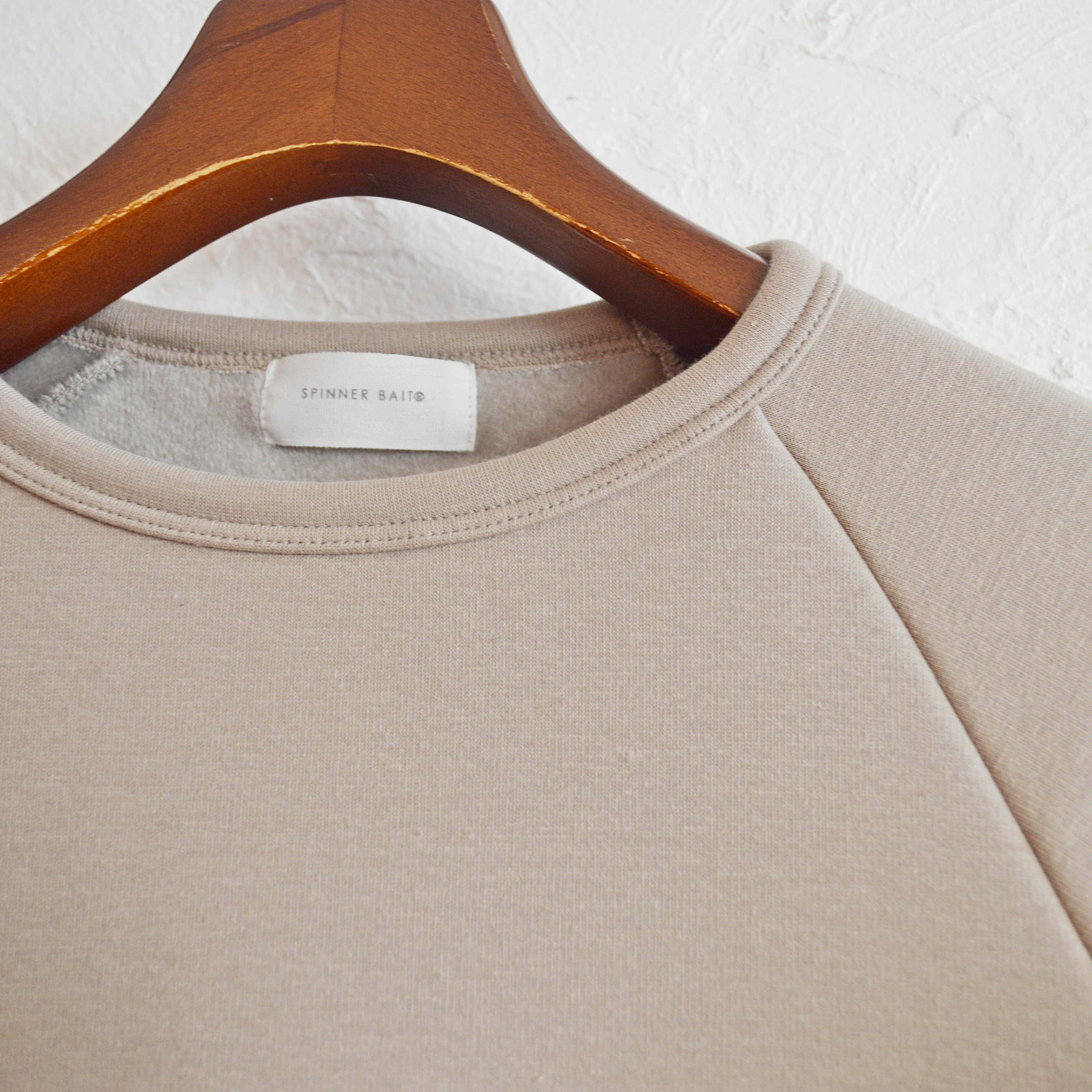 SPINNER BAIT スピナーベイト / BOMBER HEAT RAGLAN CREW ボンバーヒートラグランクルーネック (KHAKI カーキ)