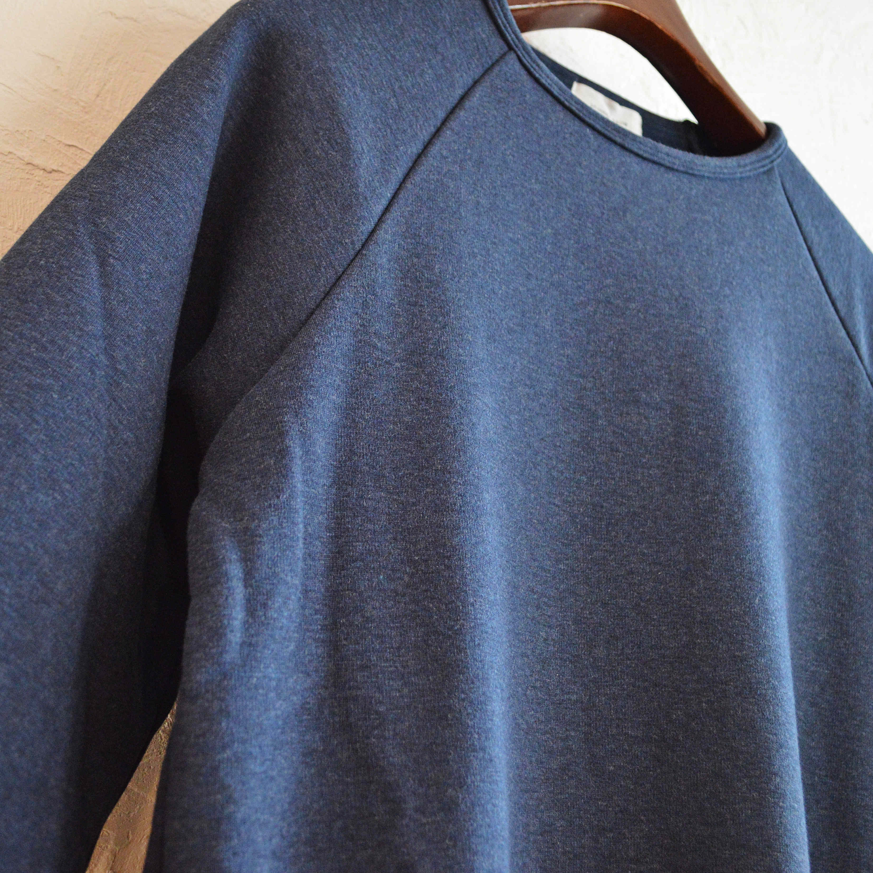 SPINNER BAIT スピナーベイト / BOMBER HEAT RAGLAN CREW ボンバーヒートラグランクルーネック (NAVYBLUE ネイビーブルー)