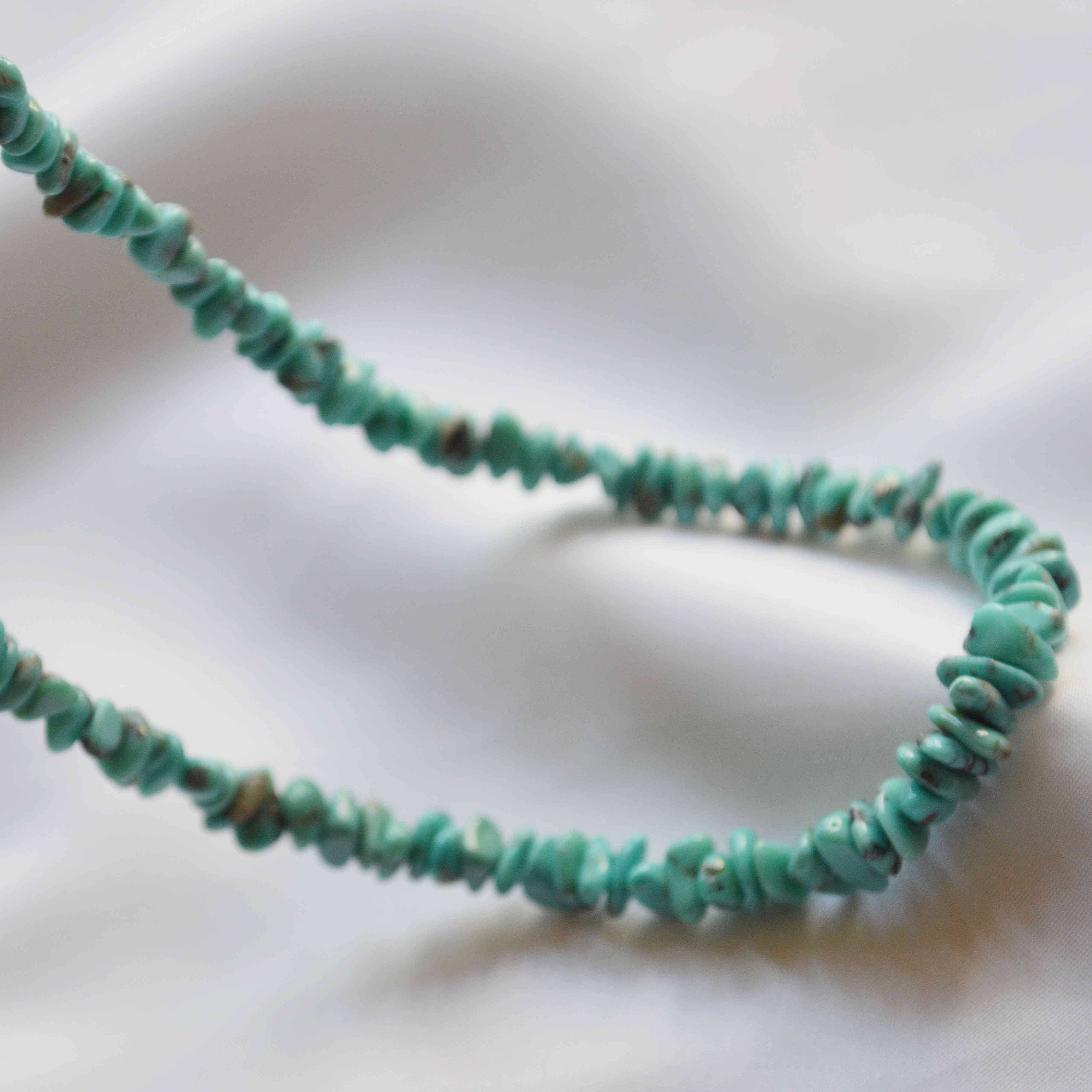 Indian jewelry インディアンジュエリー / Navajo Nugget Necklace ナヴァホナゲットネックレス (Sonoran Gold Turquoise ソロナンゴールド)