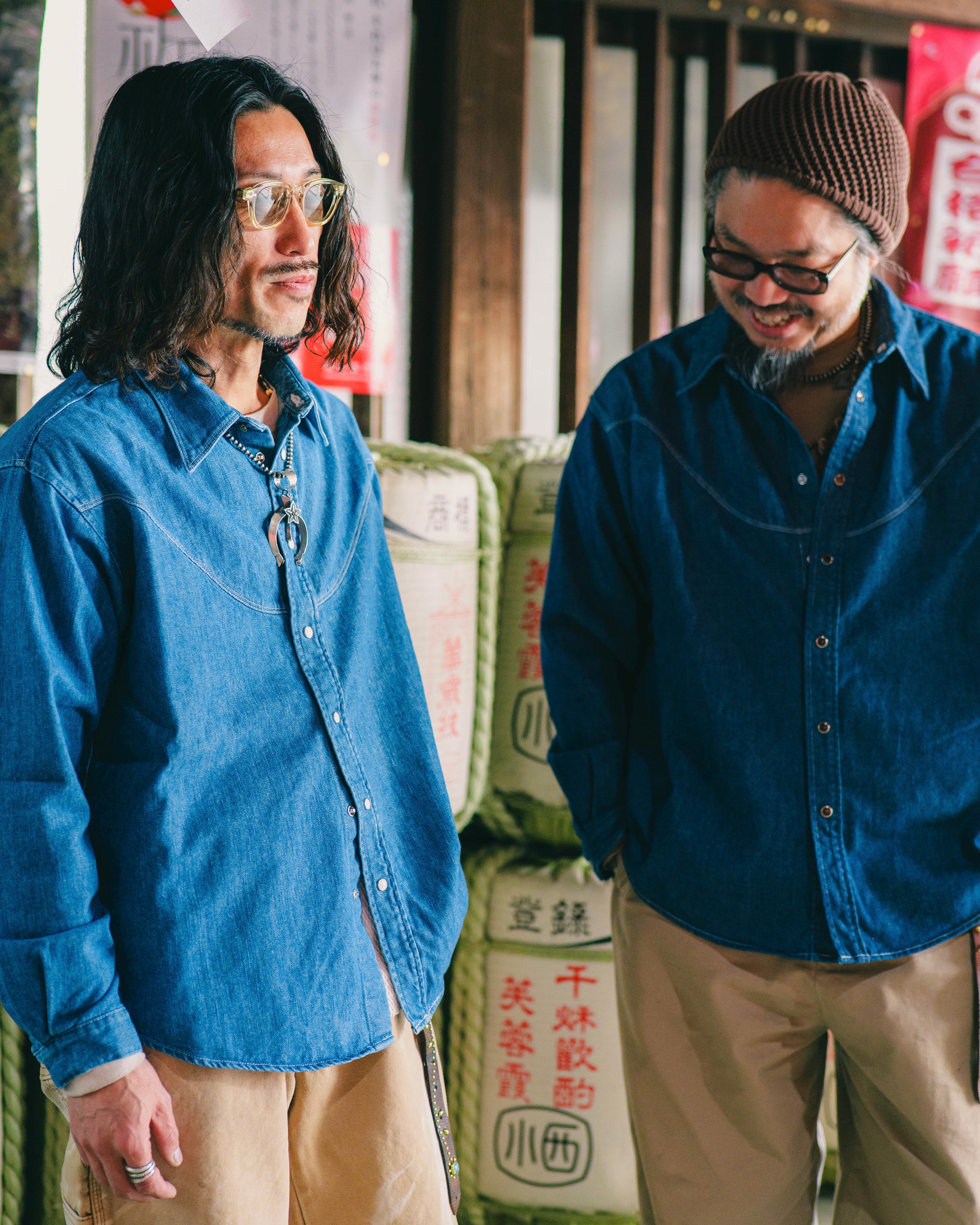 Nasngwam. ナスングワム / BRIGHT DENIM SHIRTS ブライトデニム
