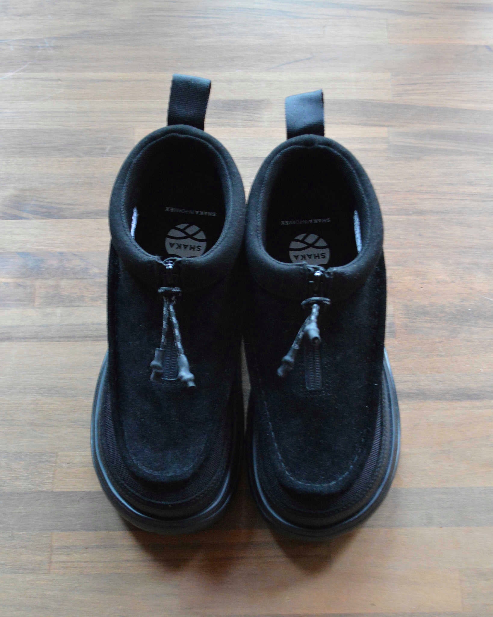 SHAKA シャカ / ZIP MOCASIN BOOTIE EX ジップモカシンブーティ (BLACK ブラック)