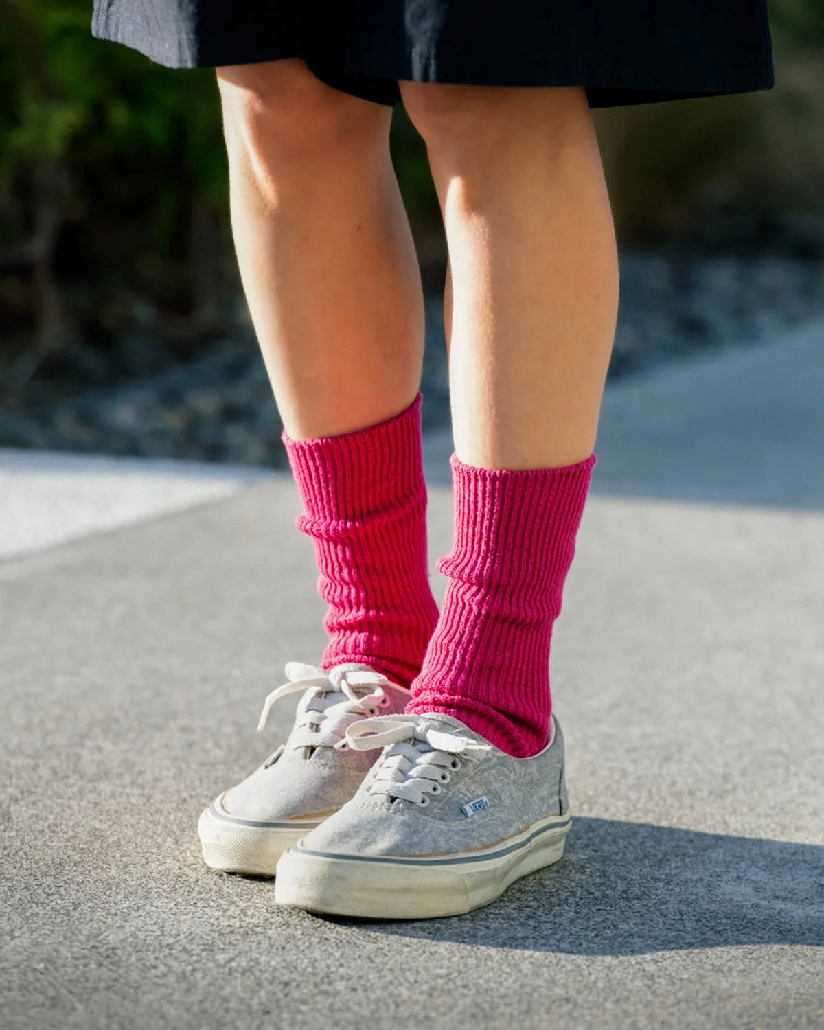 ROTOTO ロトト / WASHI & RECYCLED COTTON RIB CREW SOCKS ワシリサイクルコットンリブクルーソックス