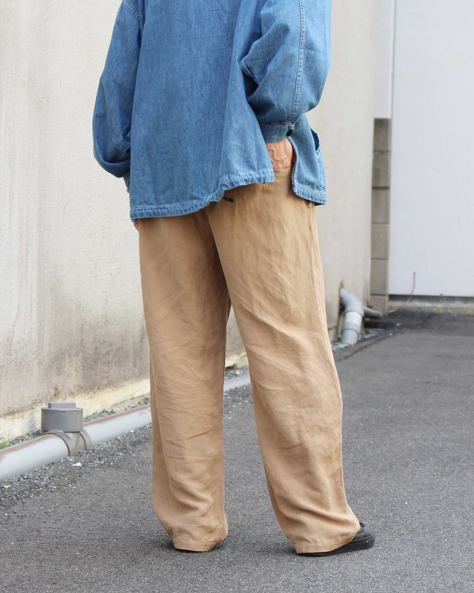 Nasngwam. ナスングワム / LABORER PANTS ラボラーパンツ (BEIGE ベージュ)