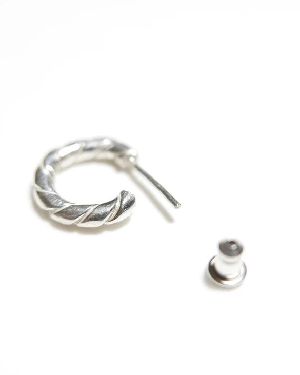 meian メイアン / sterling silver "Twin Twist Pierce "  ツインツイストピアス