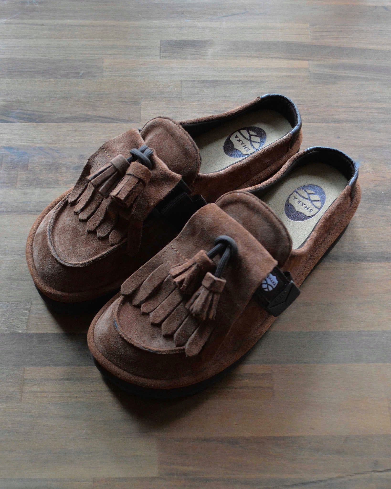 SHAKA シャカ / MOC MULE TASSEL SUEDE モックミュールタッセルスエード (MAROON マルーン)