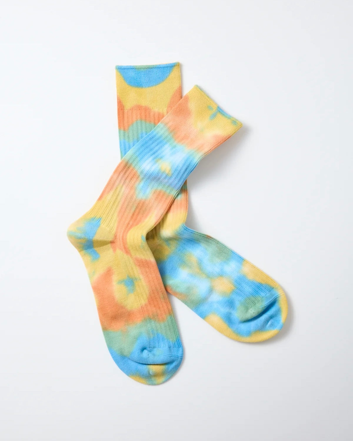 ROTOTO ロトト / TIE DYE SWEDISH MILITARY RIB SOCKS タイダイ スウィーディッシュ ミリタリーリブソックス