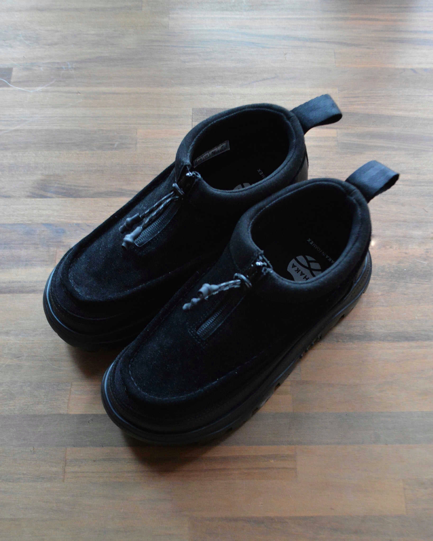 SHAKA シャカ / ZIP MOCASIN BOOTIE EX ジップモカシンブーティ (BLACK ブラック)