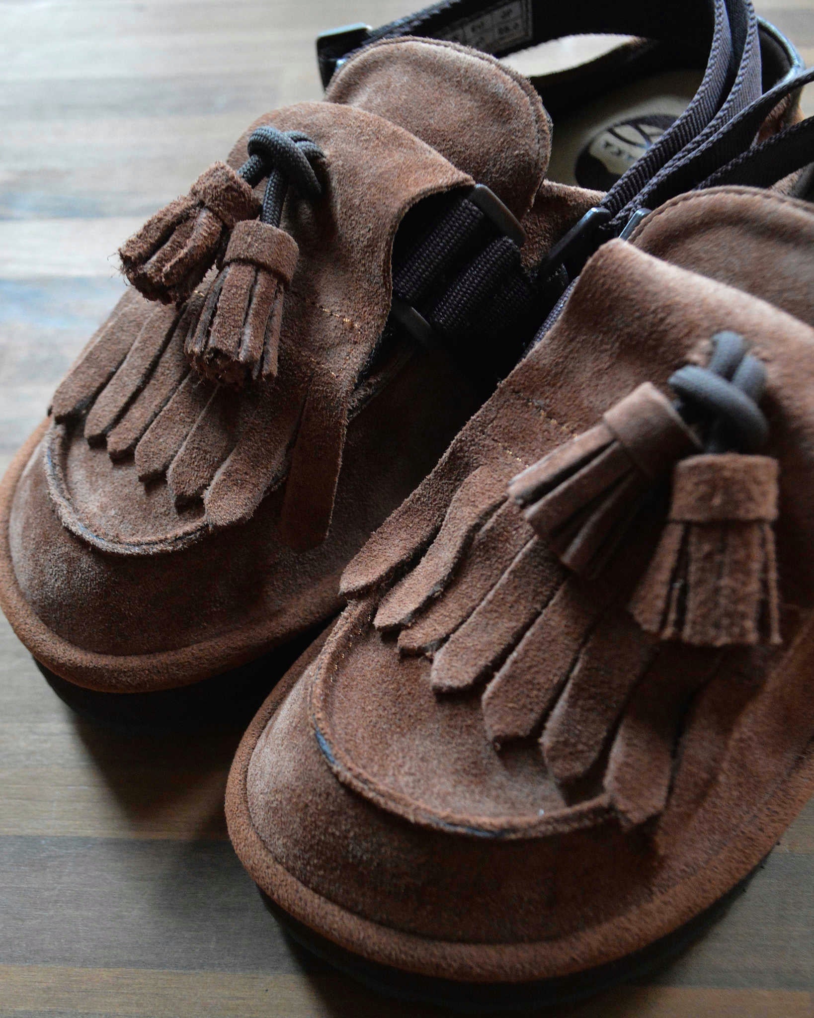 SHAKA シャカ / MOC MULE TASSEL SUEDE モックミュールタッセルスエード (MAROON マルーン)