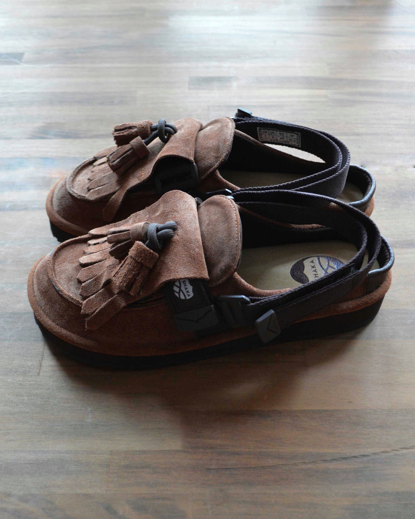 SHAKA シャカ / MOC MULE TASSEL SUEDE モックミュールタッセルスエード (MAROON マルーン)