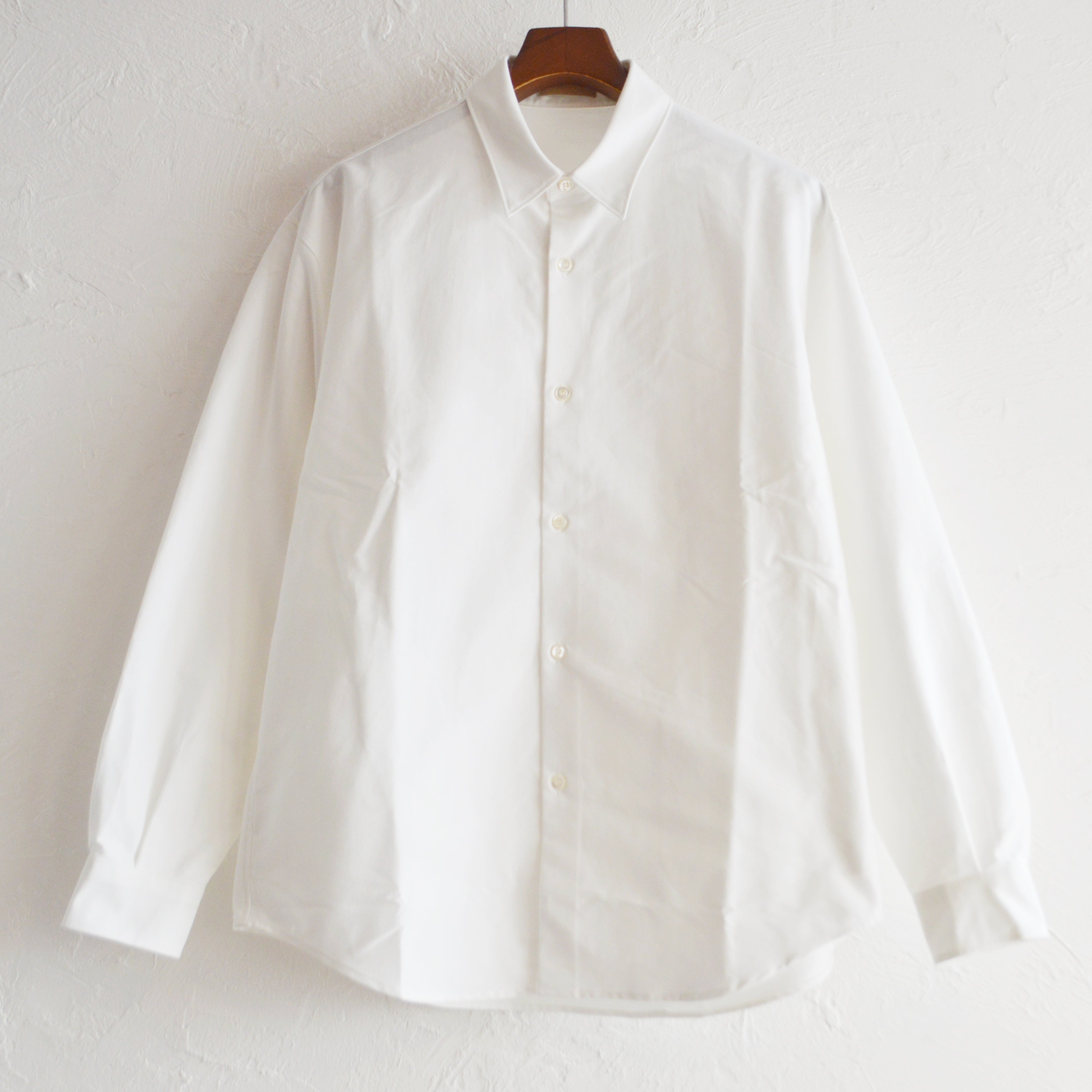 LAMOND ラモンド / HEAVY OX SHIRTS ヘビーオックスシャツ (WHITE ホワイト)