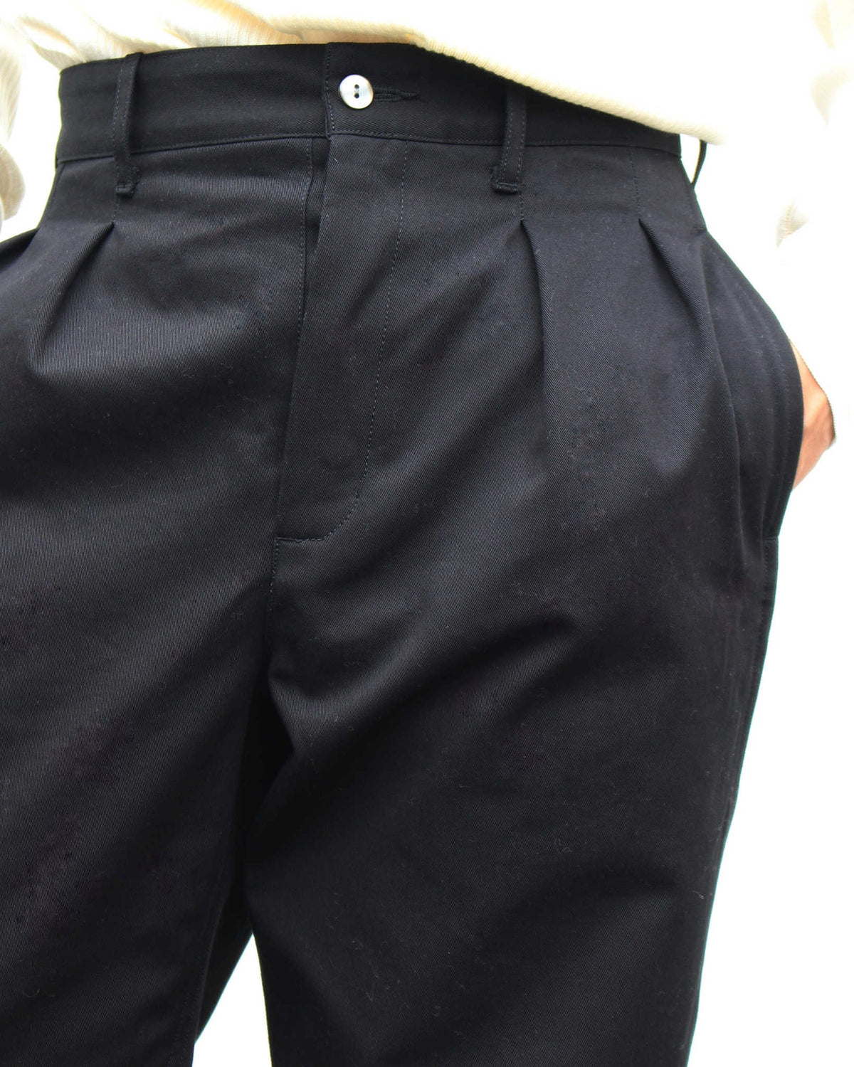 C.M.P,Y シーエムピーワイ / No.31 Chino Pants チノパンツ (BLACK ブラック)