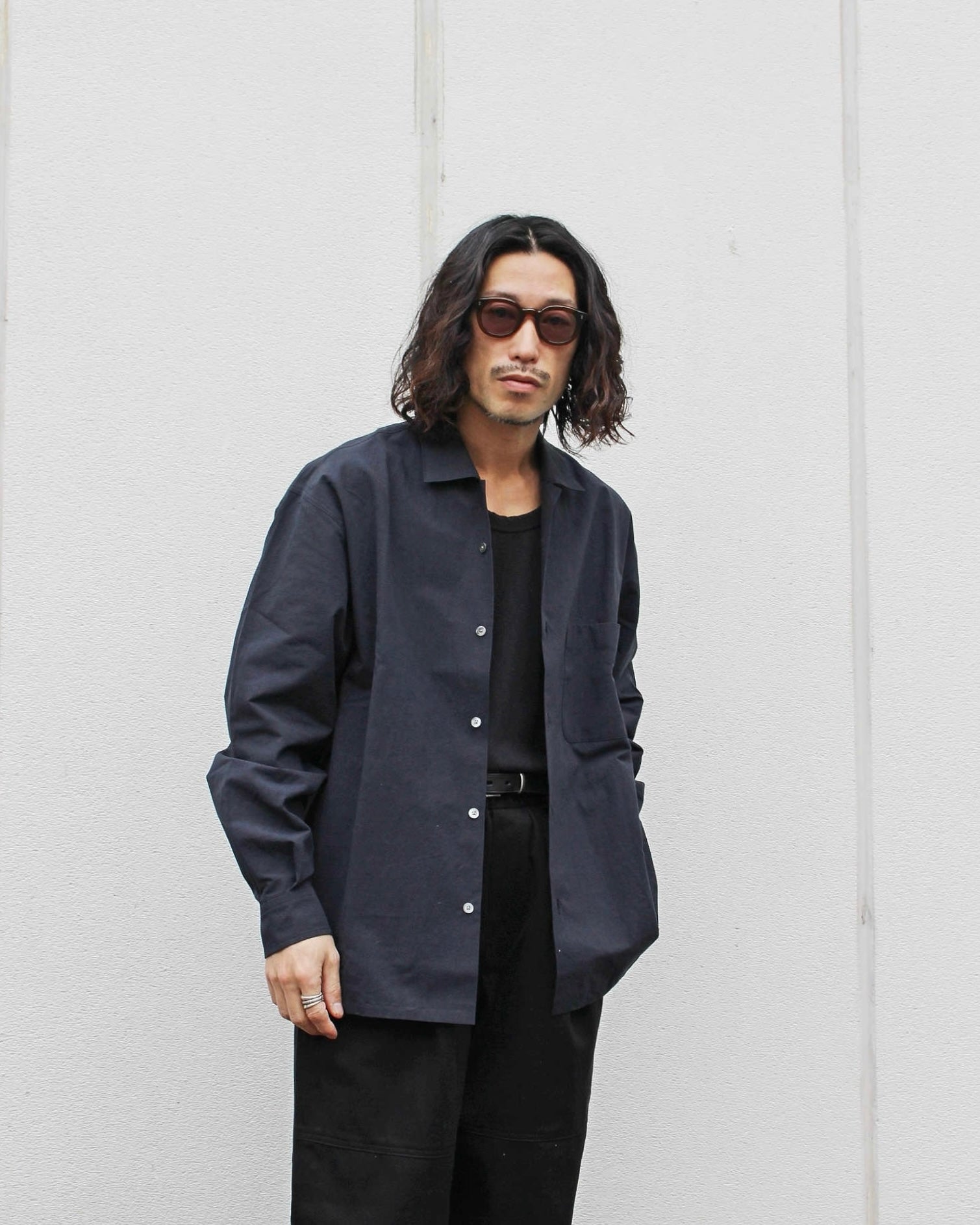 LAMOND ラモンド / COTTON LINEN WASHER JACKET コットンリネンワッシャージャケット (SUMIKURO スミクロ)