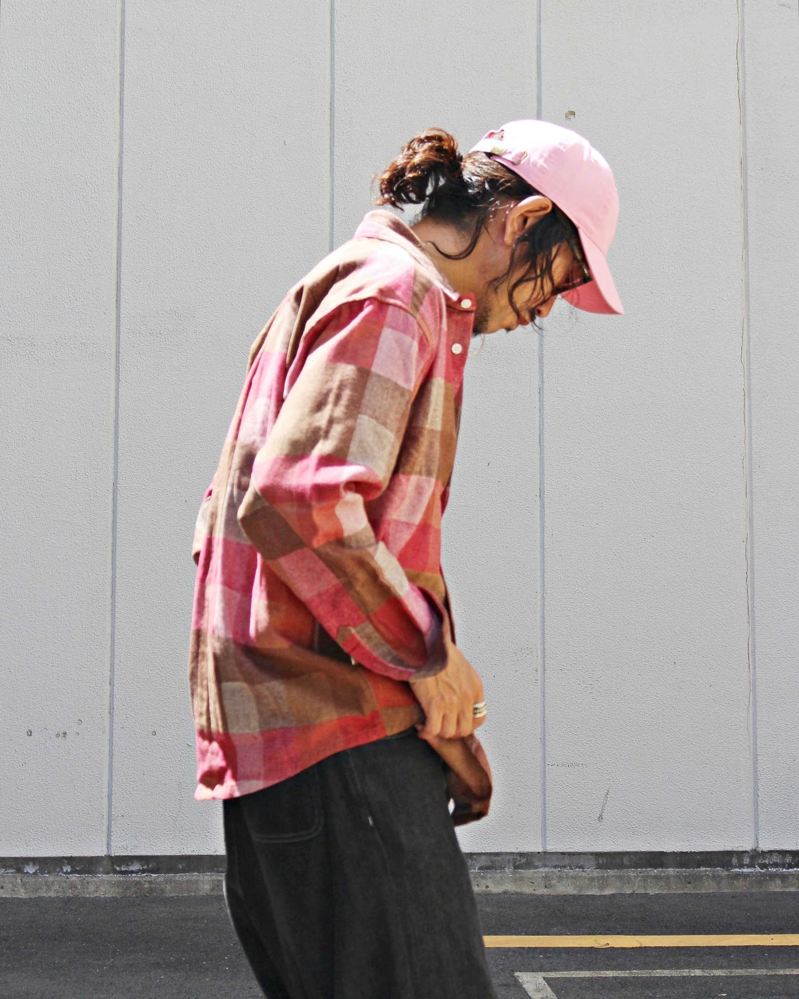 modemdesign モデムデザイン / STANDARD PLAID SHIRTS スタンダードプレイドシャツ (RED レッド)