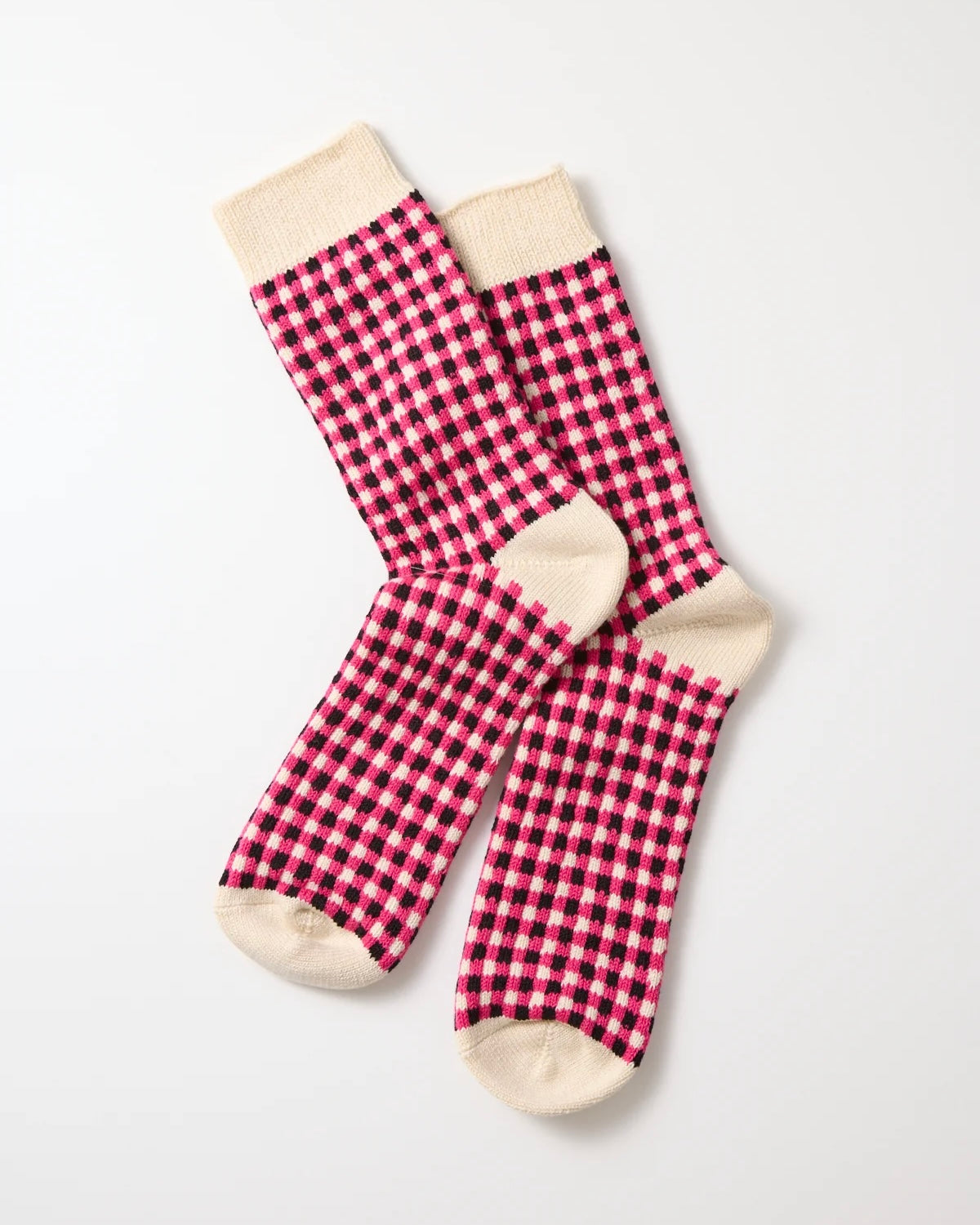 ROTOTO ロトト / GINGHAM CHECK SOCKS ギンガムチェックソックス