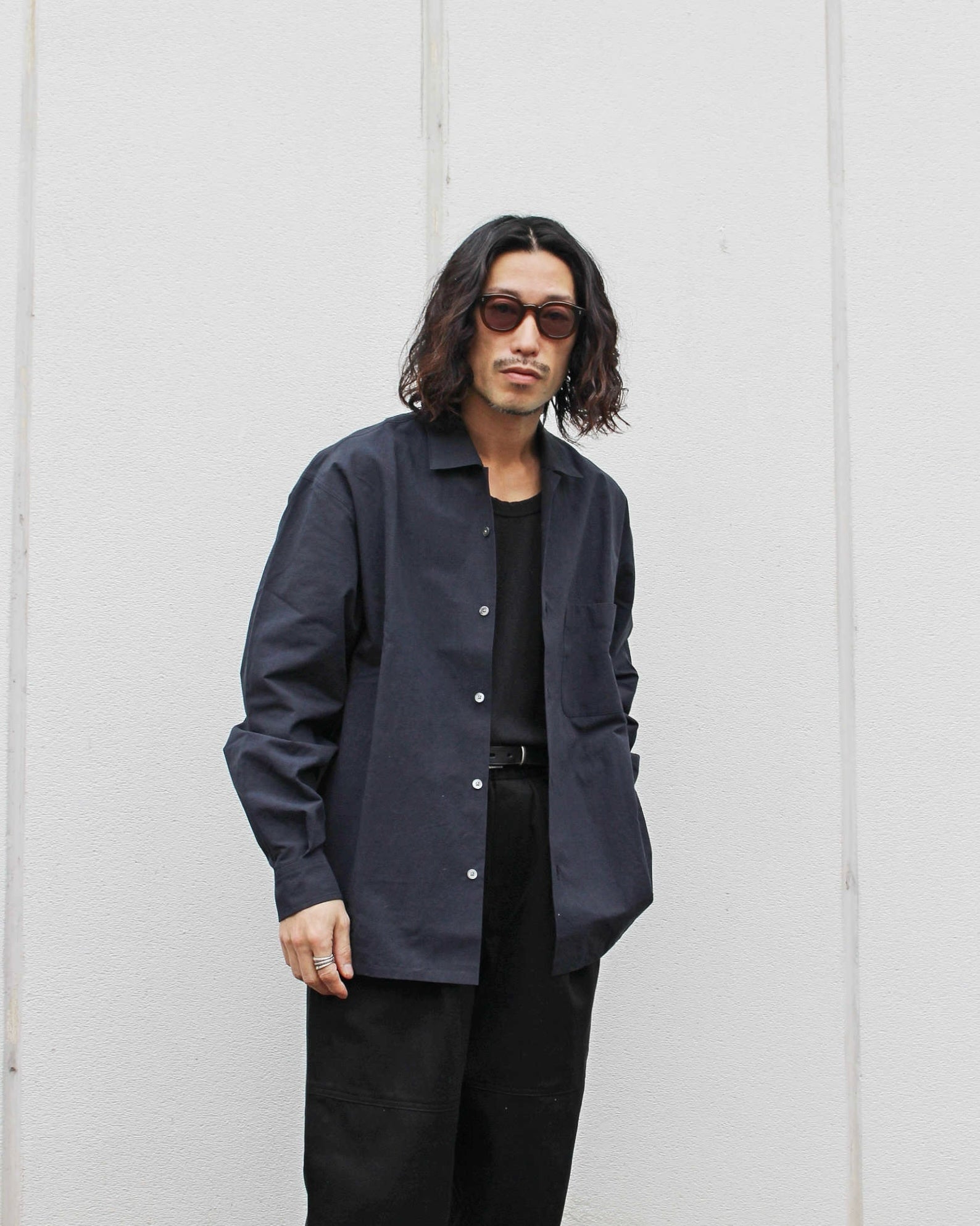 LAMOND ラモンド / COTTON LINEN WASHER JACKET コットンリネンワッシャージャケット (SUMIKURO スミクロ)