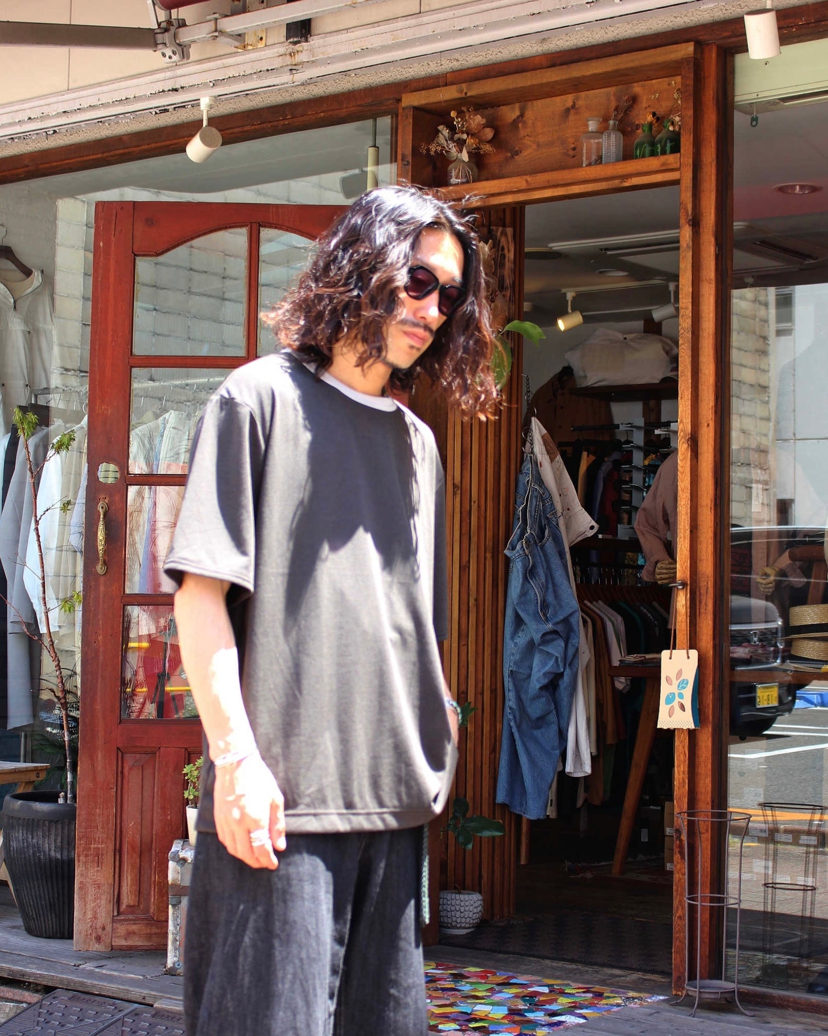 AXESQUIN アクシーズクイーン / QD TRIM TEE クイックドライトリム