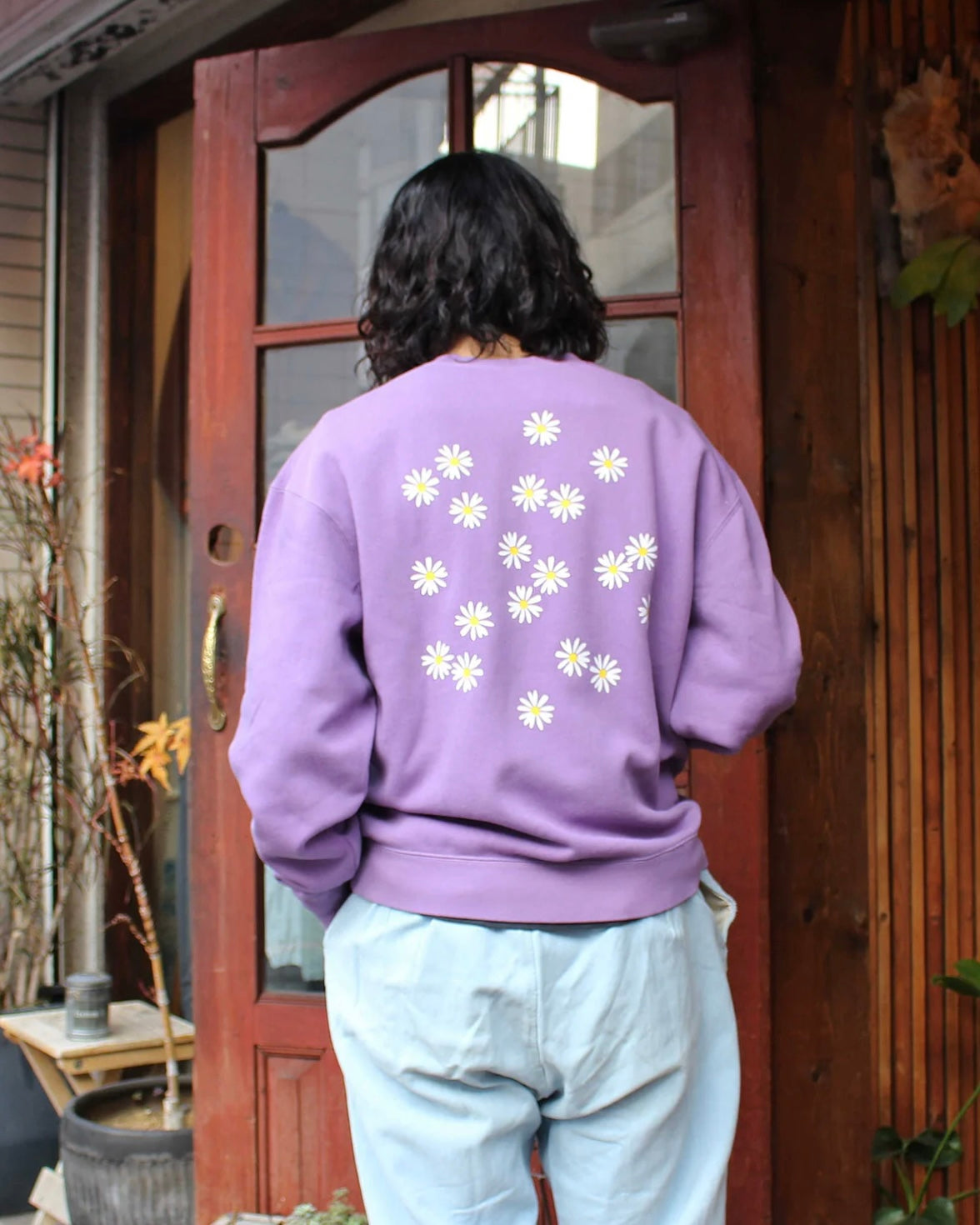 HAVE A GRATEFUL DAY ハブアグレイトフルデイ / CREW SWEATSHIRT  クルースウェット (GRAPE グレープ)