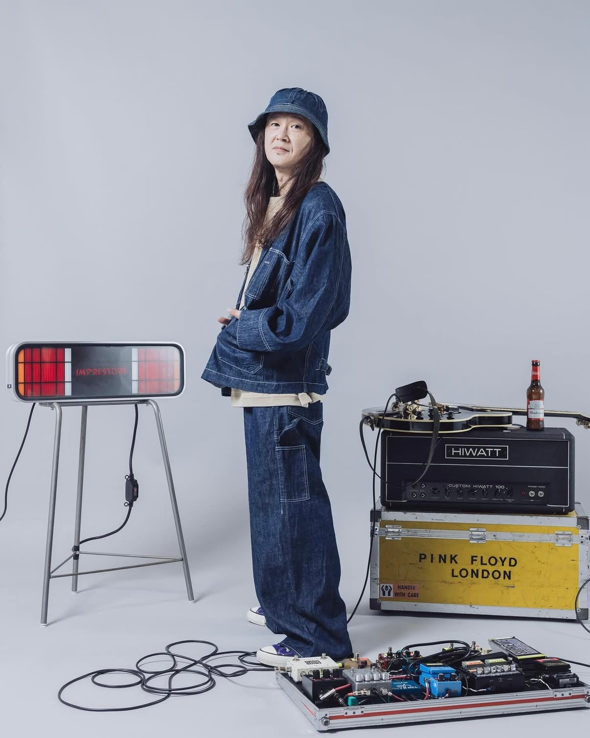 IMPRESTORE インプレストア / BIFF-6.5oz ビフ | Painter pants 6.5oz selvede denim ペインターパンツ (Blue Denim Onewash ブルーデニムワンウォッシュ)