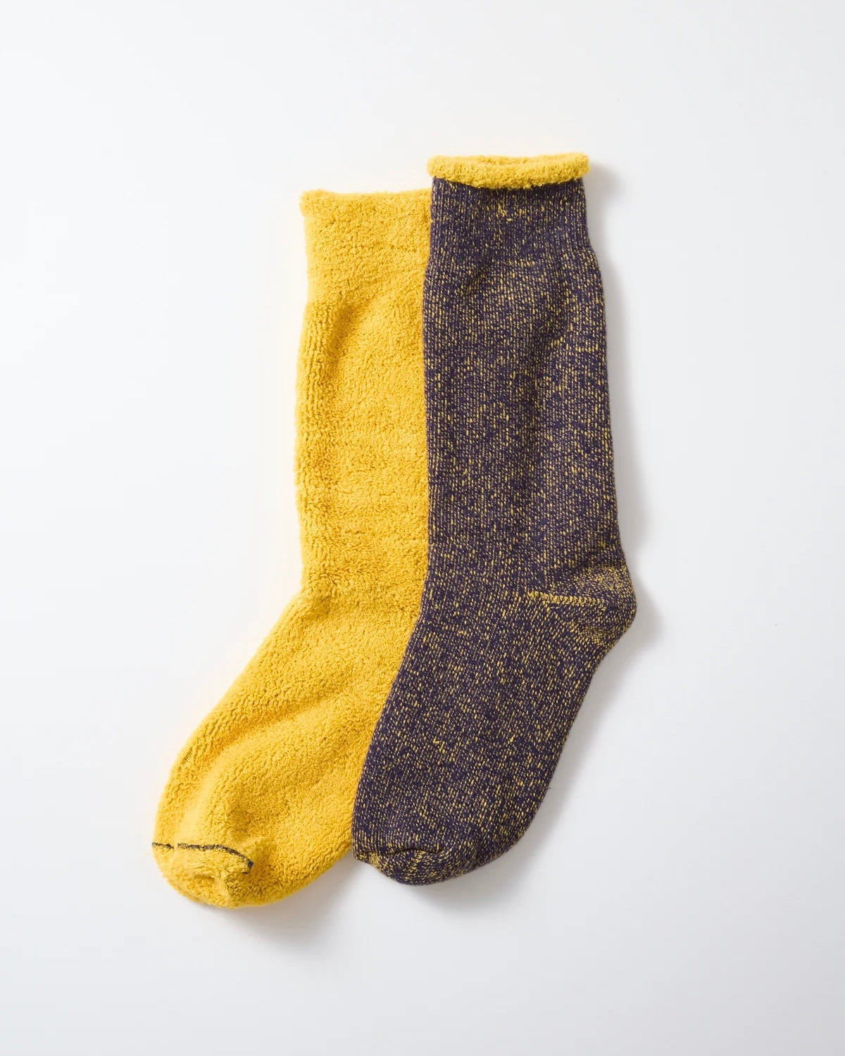 ROTOTO ロトト / RIVERSIBLE PILE SOCKS リバーシブルパイルソックス