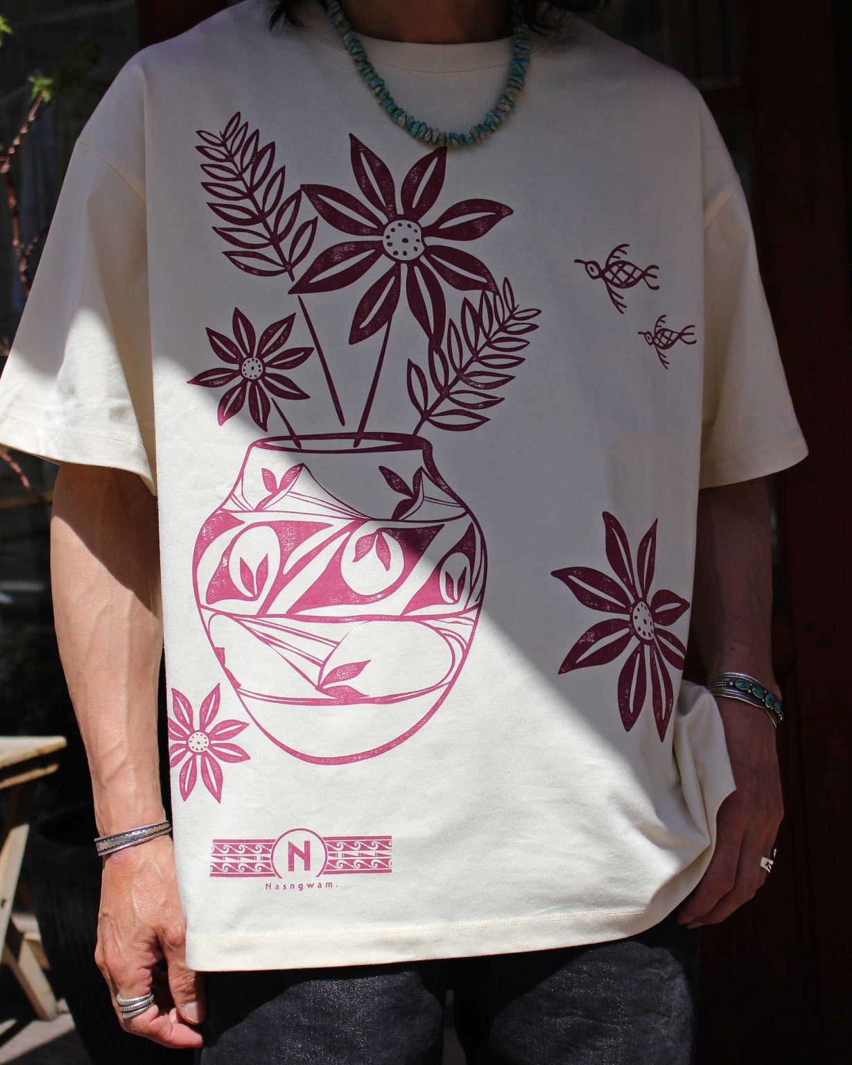 Nasngwam. ナスングワム / VASE TEE ヴェイスティー (NATURAL ナチュラル)