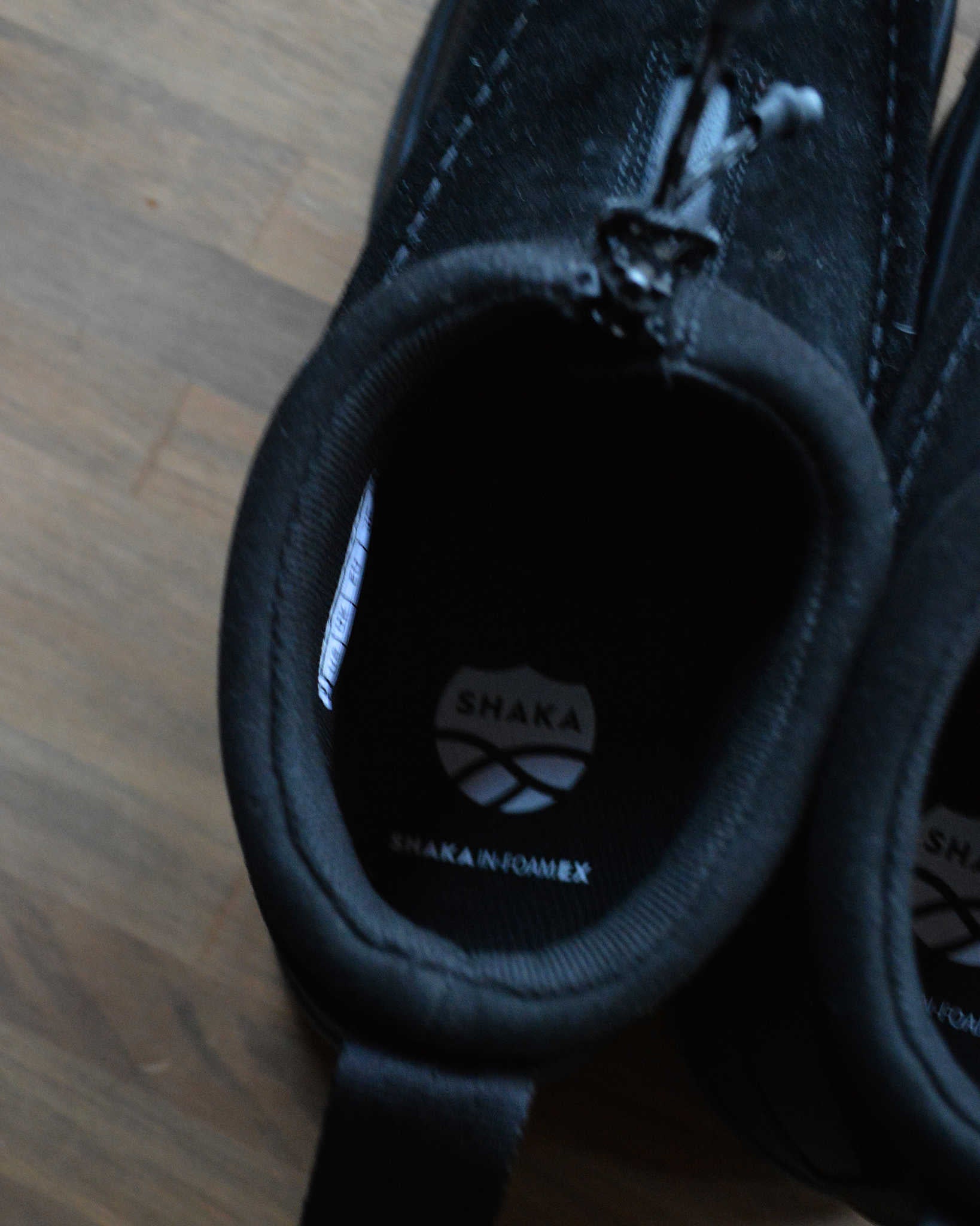SHAKA シャカ / ZIP MOCASIN BOOTIE EX ジップモカシンブーティ (BLACK ブラック)