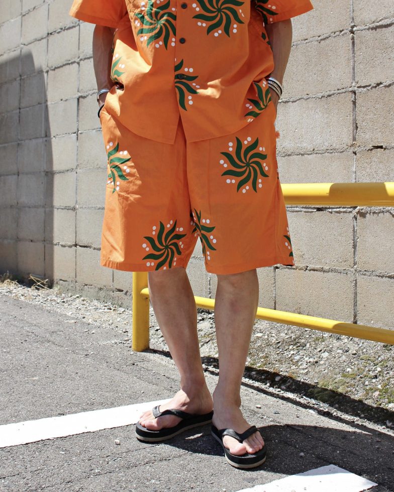 HAVE A GRATEFUL DAY ハブアグレイトフルデイ / BOARD SHORTS ボードショーツ (ORANGE オレンジ)