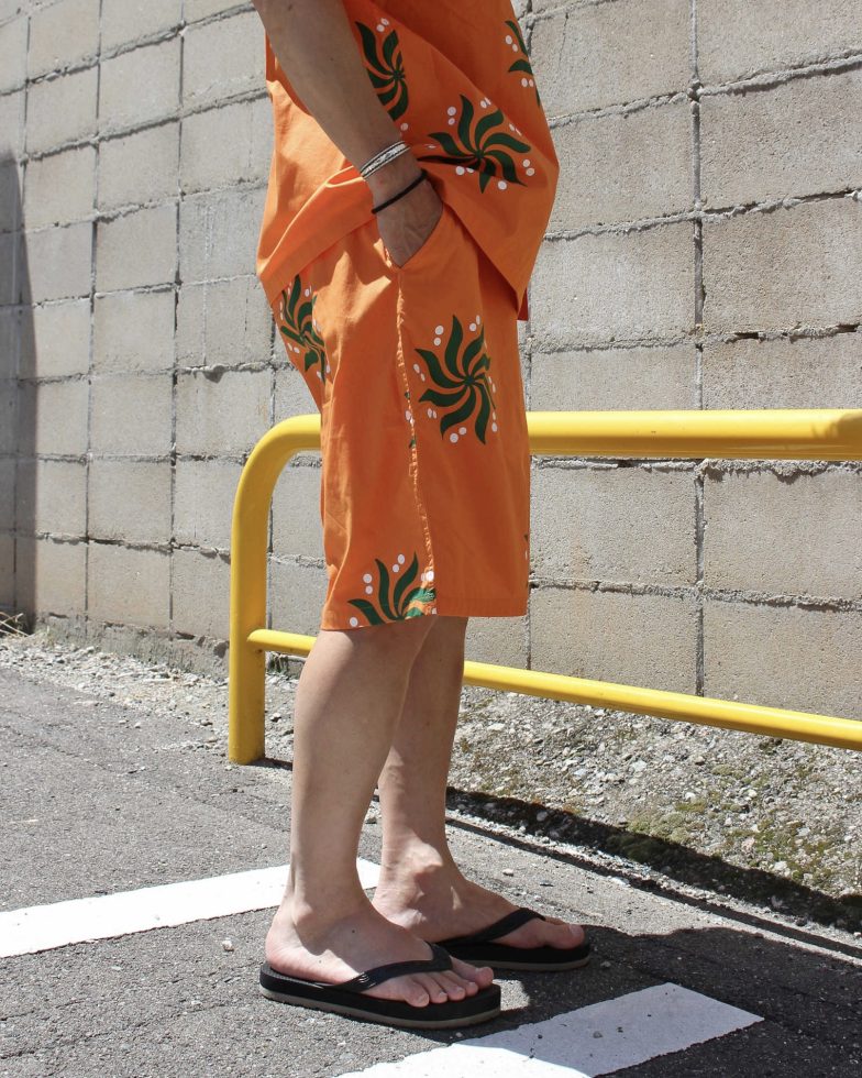 HAVE A GRATEFUL DAY ハブアグレイトフルデイ / BOARD SHORTS ボードショーツ (ORANGE オレンジ)