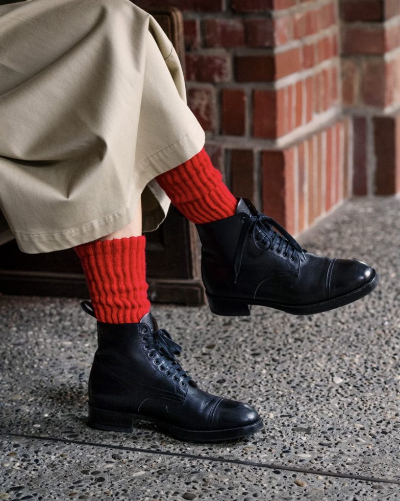 ROTOTO ロトト / LOOSE PILE CREW SOCKS ルーズパイルソックス