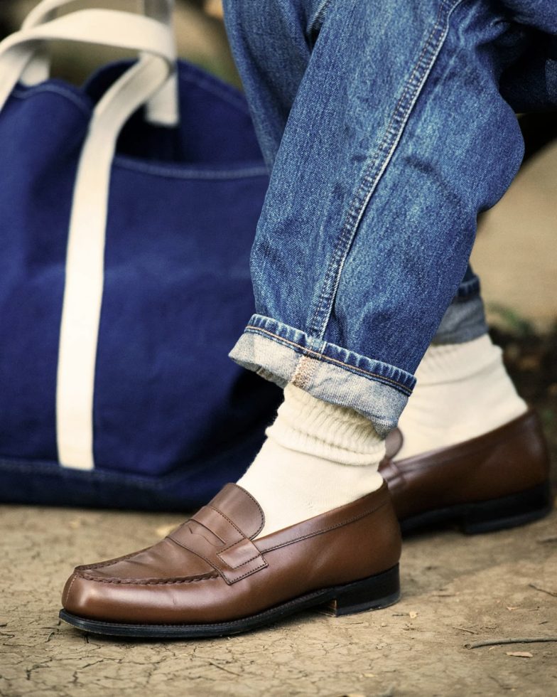 ROTOTO ロトト / ORGANIC DAILY 3 PACK CREW SOCKS オーガニックデイリー3パッククルーソックス (ECRU エクリュ)