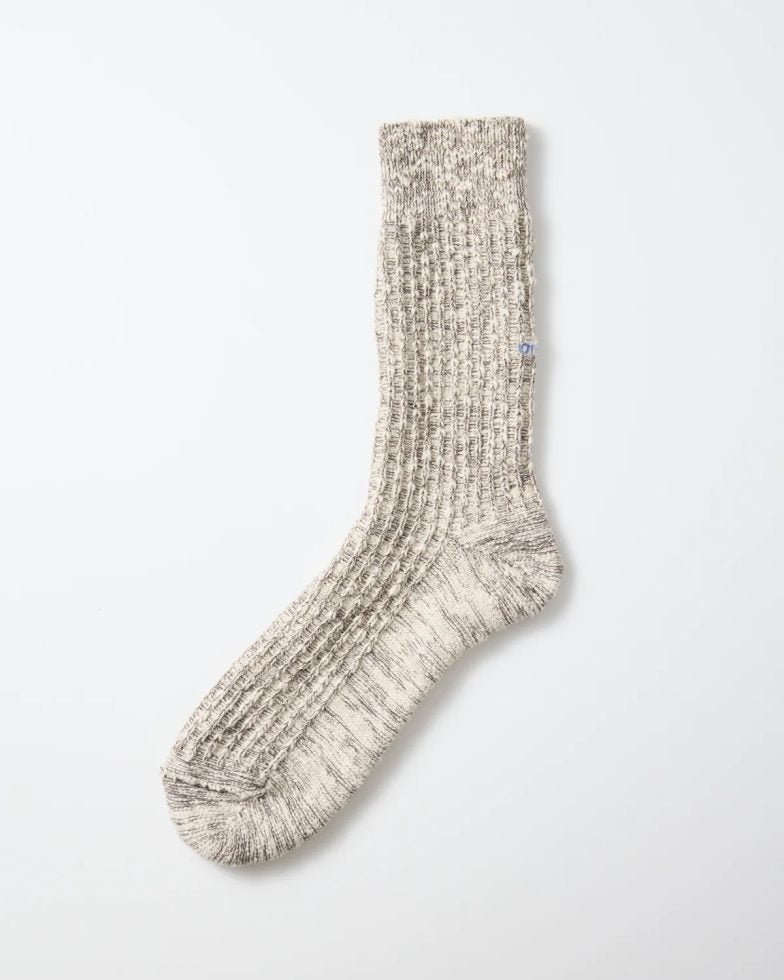 ROTOTO ロトト / ORGANIC COTTON SLUB CREW SOCKS オーガニックコットンスラブクルーソックス